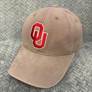 Oklahoma Sooners OU Hat Captivating Headwear Brown Adjustable Strapback Cap